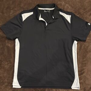 LG Black and White Polo Shirt